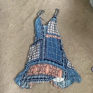 WORN ONCE cute summer dress with strapping back